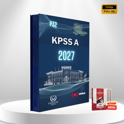 2027 KPSS P32 Paketi + KPSS P32 Kampı + Rehberlik (Kitaplı Paket)